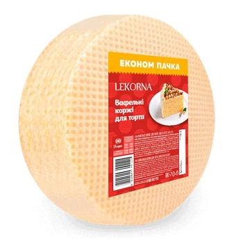 Вафельні коржи для торта Lekorna 140 г