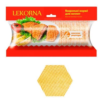 Вафельні коржі LEKORNA Бризолі Лекорна 50 г