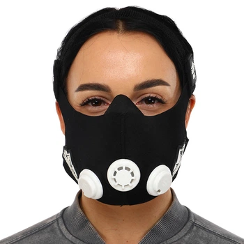 Тренировочная маска аэробная SP-Sport Training Mask 6214-1 размер L (113-136кг)
