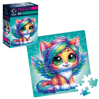 Пазлы De tail Сказочный леопардик 64 детали Vladi Toys (DT1234-23) (264305)
