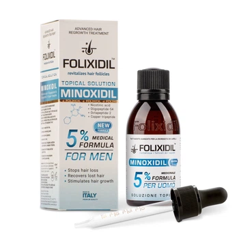 Folixidil 5% Фоликсидил 5% 60мл миноксидин от выпадения волос облысения для быстрого роста волос