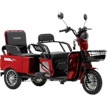 Електроскутер Триколісний Crosser TR-5 Transit (1200W, 72V,24Ah) Червоний