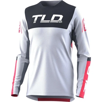 Велоджерси Troy Lee Designs Sprint Jersey Fractura M White Red (1106-323331013)