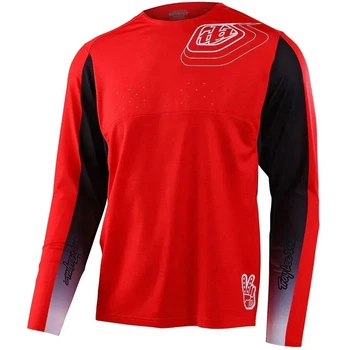 Велоджерси Troy Lee Designs Sprint Jersey Richter Red S (1106-323329022)