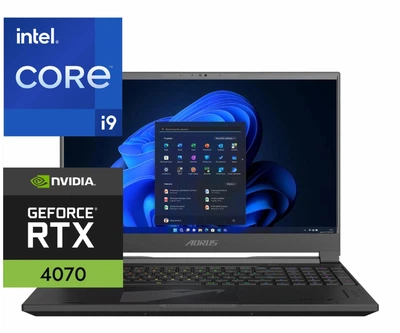 Ноутбук (2024) для гейминга Gigabyte AORUS 15X ASF i9-13980HX / 64GB / 2TB+2TB / Win11x Licensed / RTX4070 / 15.6" 165Hz