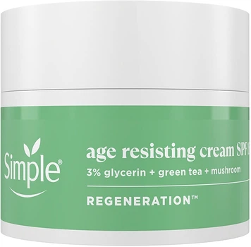 Регенерувальний денний крем проти вікових змін - Simple Regeneration Age Resisting Cream SPF15 50ml (1462989-34922004)