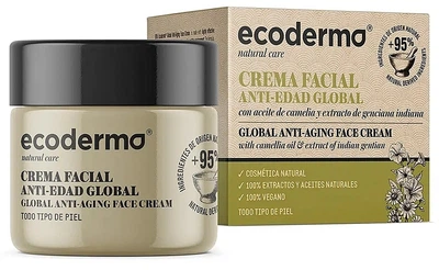 Антивозрастной крем для лица - Ecoderma Global Anti-Aging Face Cream 50ml (1166024-32067667)