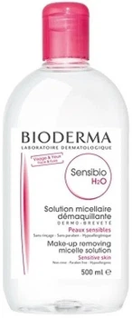 Мицеллярная вода для чувствительной кожи - Bioderma Sensibio H2O Make Up Removing Micelle Solution 500ml (500ml) (1270235-1021245591-2)