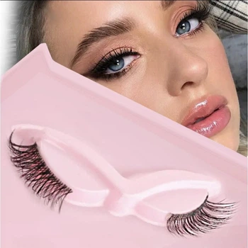 Накладные ресницы Lashes M43, эффект лисий, уголки 8-15 мм, 1 пара