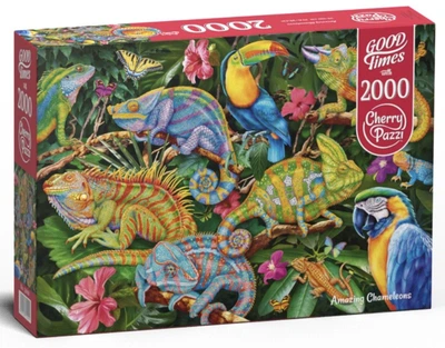 Пазлы CherryPazzi Удивительные хамелеоны, 2000 элементов, 70x100 см