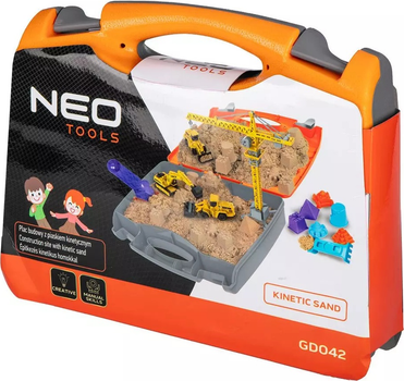 Piasek kinetyczny NEO Tools Plac budowy GD042 (5907558477467)
