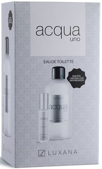 Zestaw unisex Luxana Aqua Uno woda toaletowa 1000 ml + woda toaletowa 30 ml (8414152256246)