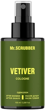 Одеколон після душу, після гоління "Ветивер" - Mr.Scrubber Vetiver Cologne