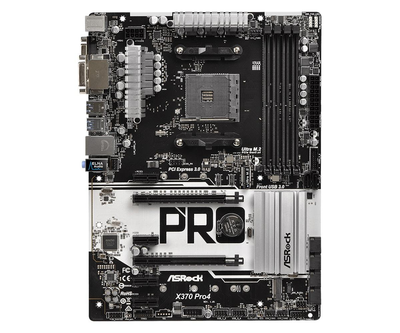 Материнська плата ASRock X370 Pro4 (sAM4, AMD X370, PCI-Ex16) OEM