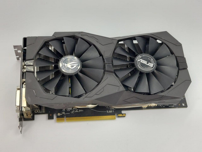 Відеокарта Asus PCI-Ex Radeon RX570 ROG Strix OC 4GB GDDR5 (256bit) (1300/7000) (2 x DVI, HDMI, DisplayPort) (ROG-STRIX-RX570-O4G-GAMING) (б/в)