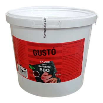 Соус томатний Gusto Барбекю BBQ відро 5 кг