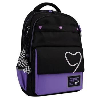 Шкільний рюкзак YES Purple Hearts TS-48