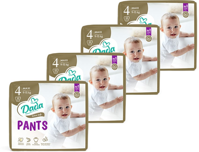 Трусики-подгузники Dada Extra Soft 4 Maxi 9–15 кг 128 шт (4820174989606)