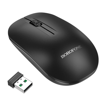 Мышь Borofone беспроводная 2.4G для ПК ноутбука Planet Black (BG14 Black)