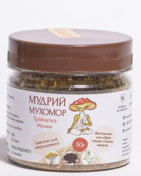 Трійчатка Мудрий Мухомор мелена 50 г (Troi4atkaMol50g)