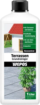 Засіб для чищення терас з каменю та плитки Wepos базовий 1 л (4250295103733)