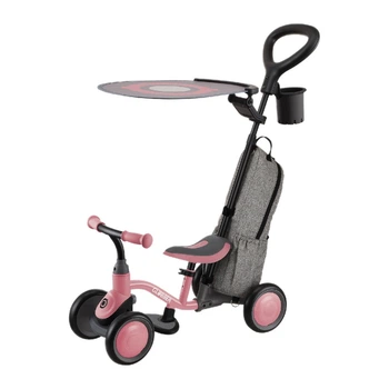 Беговел Globber Globber Learning bike Deluxe 3 в 1 пастельно-розовый (m463786)