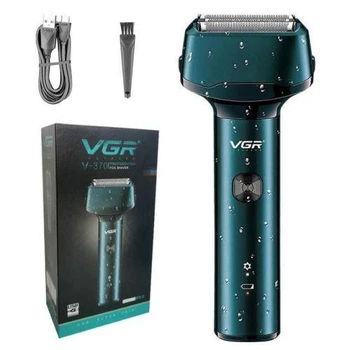 Электробритва VGR V-370 шейвер, двойное лезвие + тример, IPX5