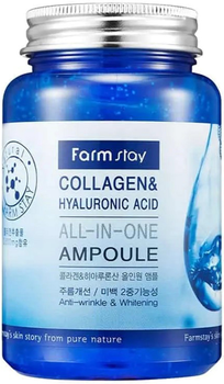Сироватка для обличчя FarmStay Collagen & Hyaluronic Acid All-In One Ampoule 250 мл (8809469770002)