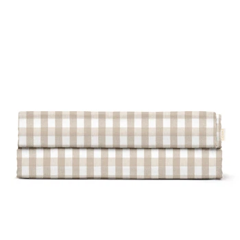 Простынь ранфорс Cosas BEIGE CHECK 220х240 см (4822052403112)