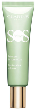 Primer do twarzy Clarins SOS Primer Green nawilżająca 30 ml (3666057133473) 