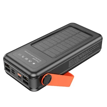 Power bank Hoco DB33 Sun Solar 30000mAh PD20W, QC3.0, Lamp, чорний