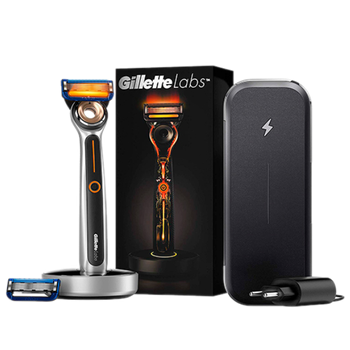 Станок для гоління Gillette Labs Heated Razor (2 шт. / змінних касет) з футляром