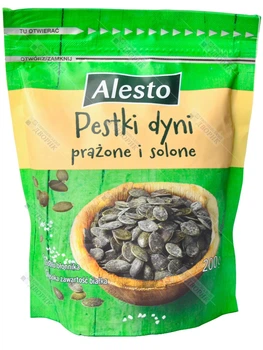 Тыквенные семечки Alesto жареные с солью Pestki dyni 200 г