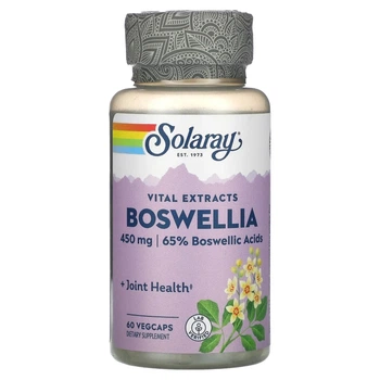 Босвелія, Boswellia, Solaray, 450 мг, 60 капсул