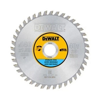 Диск пильный DeWALT Metal Cutting DT1918 140×20 мм для реза металла и дерева (DT1918)