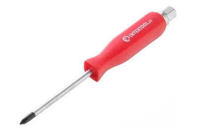 Отвертка Intertool - крестовая ударная PH1 х 75 мм 1 шт.