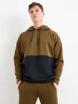 Худи мужское C&A 2213447c21 2XL Хаки (KC1000000047761)