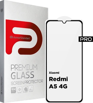Защитное стекло ArmorStandart Pro для смартфона Xiaomi Redmi A5 4G Black (ARM84705)