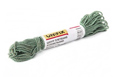 Веревка плетеная Unifix 4мм x 20м строительная (699588)
