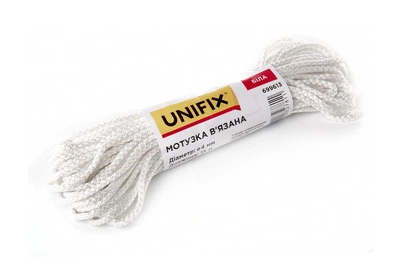 Веревка вязаная Unifix 3мм x 15м белая (699611)