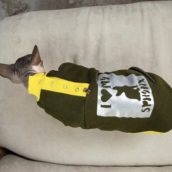 Кофта для кота или кошки Style Pets ILMSPH-khaki (00074kh) L
