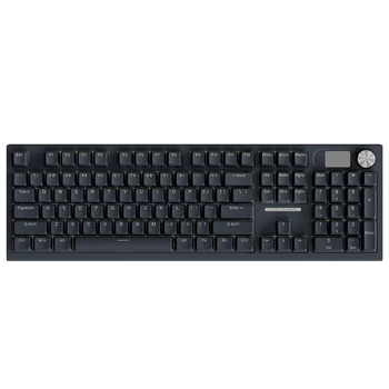 Механическая проводная клавиатура LANGTU LT-104 с переключателями hotswap, Type-C, Bluetooth, 2,4 ГГц, RGB подсветка клавиш и стороны, 104 клавиш (раскладка ENG, QWERTY) Цвет - Черный