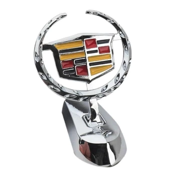 Емблема приціл LinkNexGen Cadillac (металева Luxe версія) Хром 140г (на скотчі)