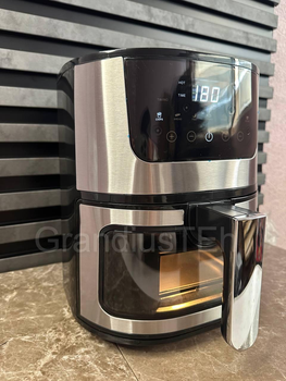 Багатофункціональна аеро фритюрниця Gold Diamond TK-003010, 8 л, 4000 Вт, потужна фритюрниця, повітряна фритюрниця