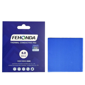 Термопрокладка Fehonda 100x100x2.0mm (8W/m*k) (18676)