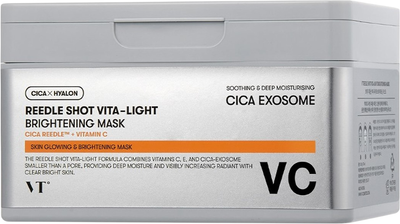 Zestaw maseczek w płachcie VT Cosmetics Reedle Shot Vita-Light z witaminą C 30 szt (8803463006242)