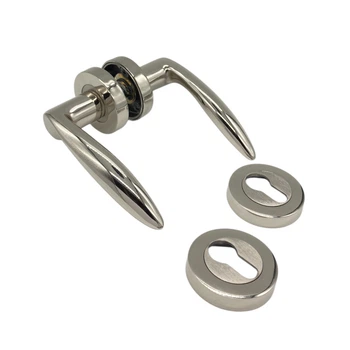 Межкомнатный врезной замок с ручками Sofuoglu Talia Nikel/Satin 85 мм под цилиндр