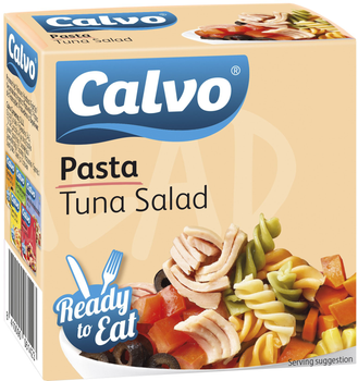 Салат Calvo з тунця і трикольоровою пастою 140 г (8410090061423)