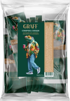 Чай трав'яний Graff&nbsp;Сонячні спеції&nbsp;50&nbsp;пакетиків х 2 г (4820279612072)