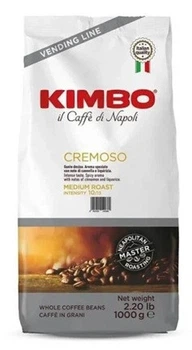 Кофе в зернах Kimbo Cremoso 1 кг Кимбо